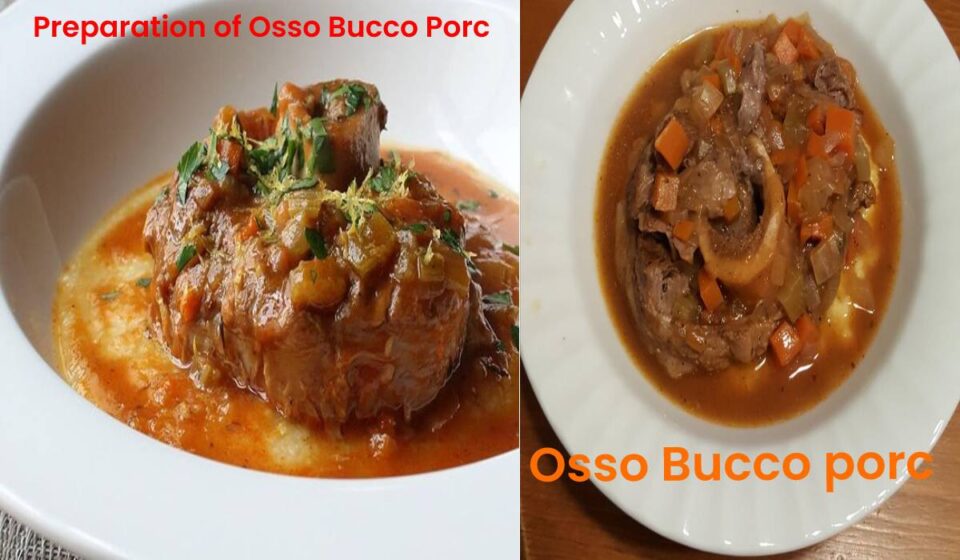 Preparation of osso bucco porc