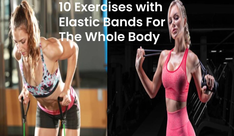 10 exercises with elastic bands for the whole body